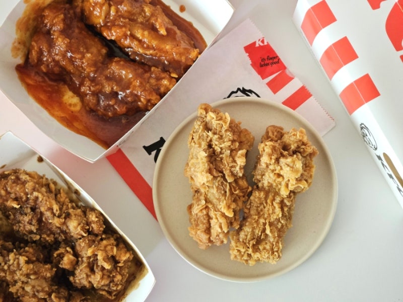 KFC 치킨올데이 1+1, 매월 11일 핫크리스피통다리 갓양념통다리 갓쏘이통다리 후기
