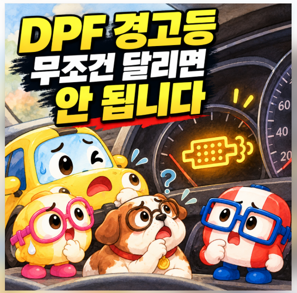 디젤 DPF 경고등 켜졌을 때 고속도로부터 갈까…주행 전에 설명서를 꼭!! 봐야 하는 이유
