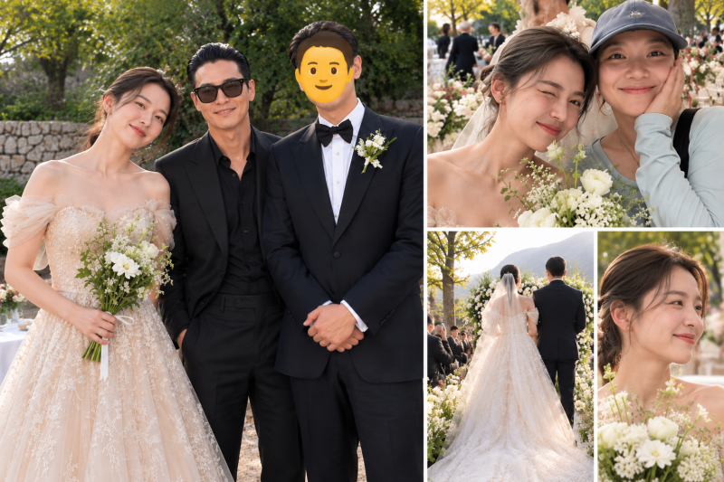 김용지 열애설도 없었는데 깜짝 결혼…배정남·김고은이 공개한 웨딩 현장