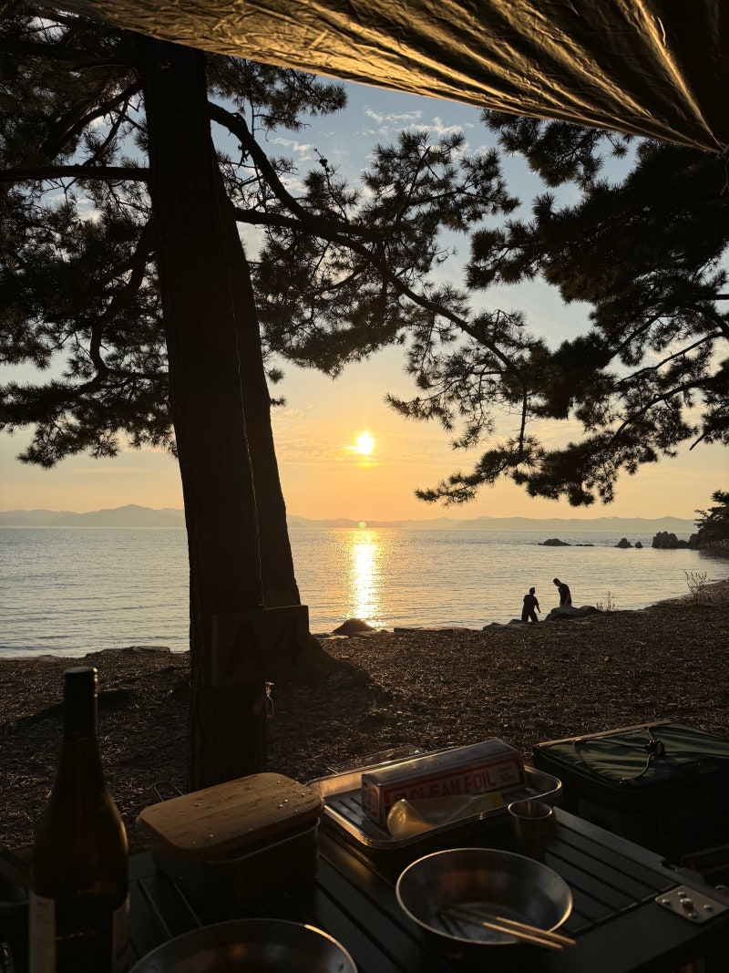 서산벌천포해수욕장 : A4 플렉스 파쇄석 오션뷰 강추! 일몰 맛집 캠핑장