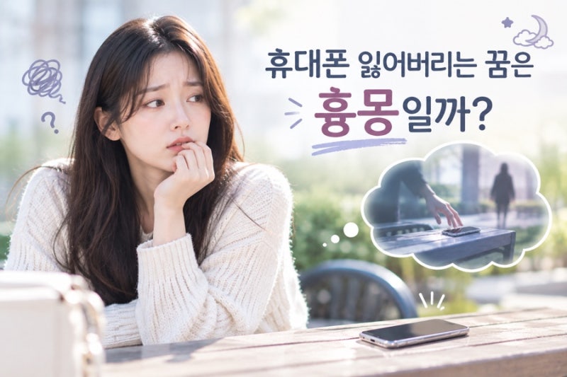휴대폰 잃어버리는 꿈 해몽| 흉몽일까? 숨겨진 의미는?