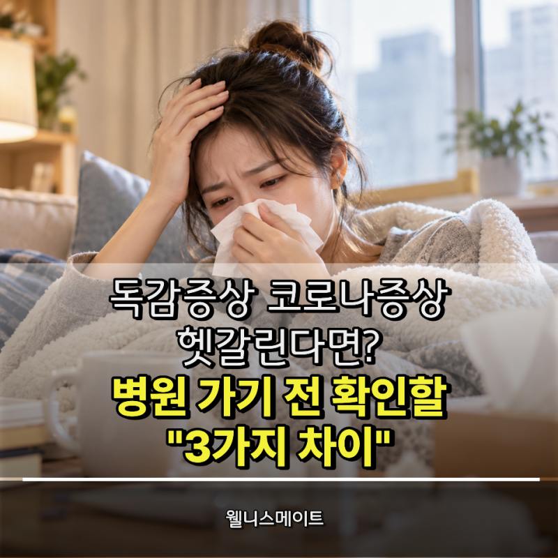 독감증상 코로나증상 헷갈린다면? 병원 가기 전 확인할 "3가지 차이"