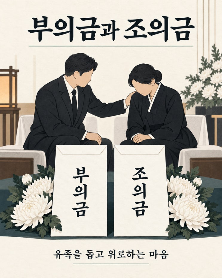 [알기 쉬운 관혼상제] 부의금과 조의금, 장례식장에서는 어느 말을 써야 할까?