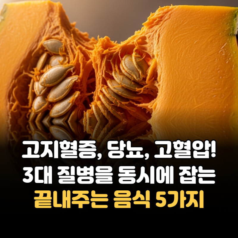 고지혈증, 당뇨, 고혈압! 3대 질병을 동시에 잡는 음식 5가지