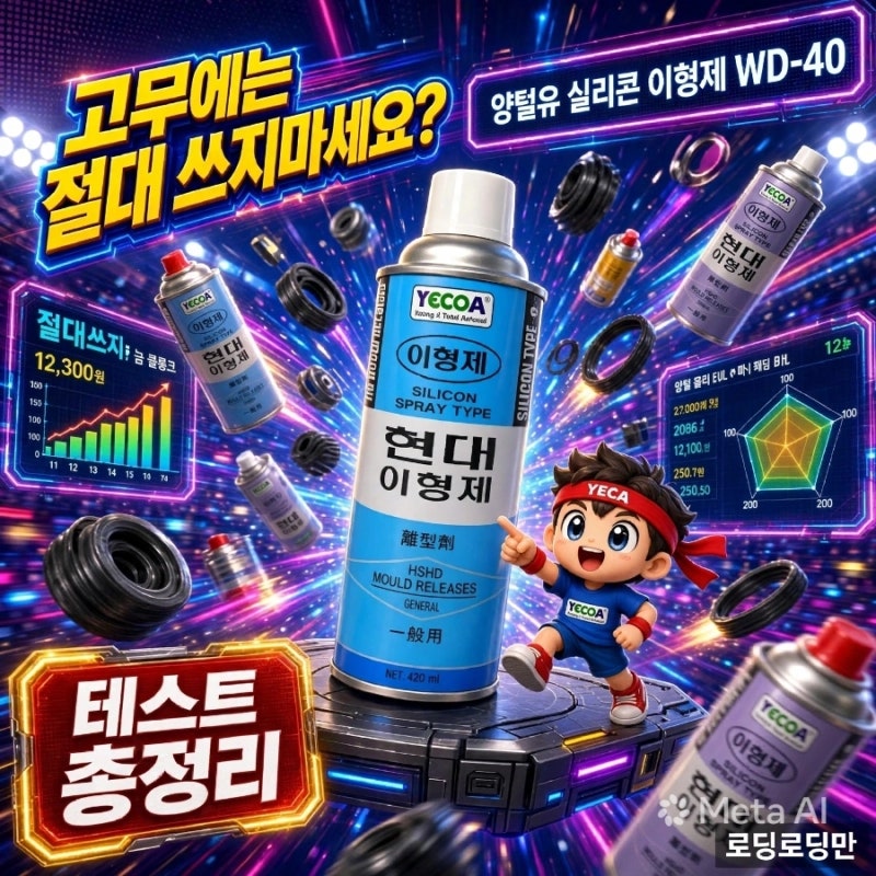 ️ 누구나 이해하는 고무부싱에는 절대 쓰지 말라? 양털유, 실리콘, 이형제, WD-40 테스트 총정....