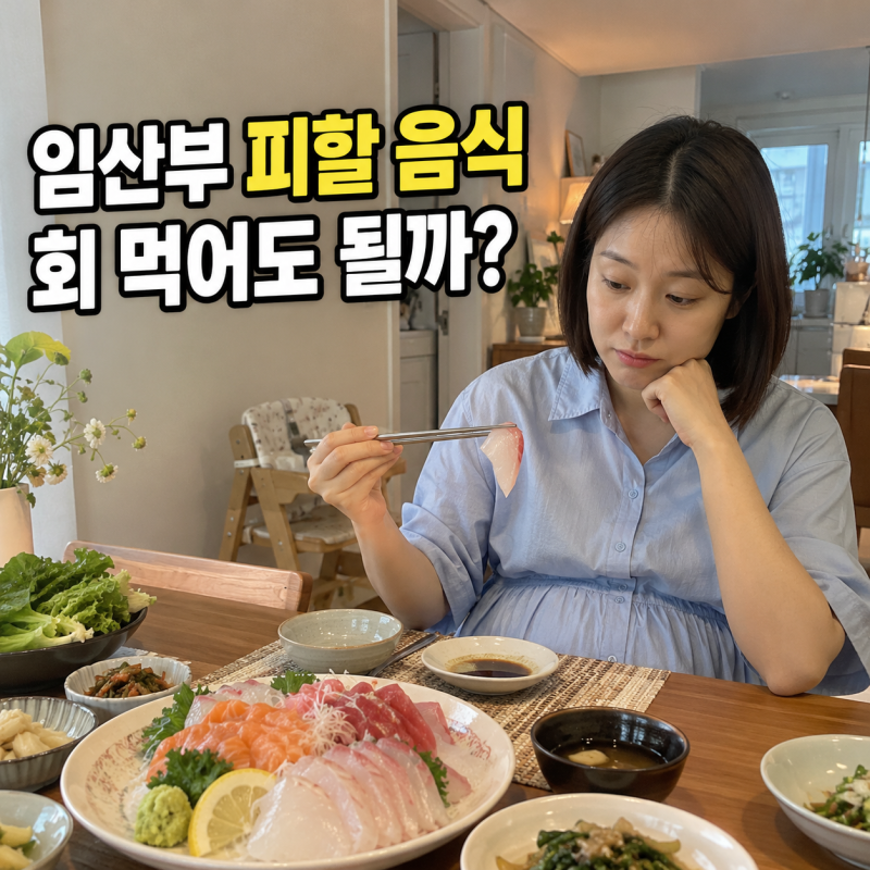 "회 한 점도 안 되는 걸까..." 임산부가 피해야 할 음식, 헷갈리는 것만 정리