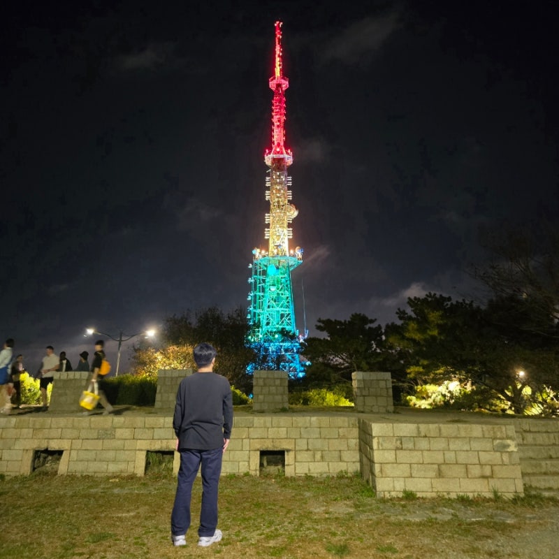 황령산 전망대 , 부산 야경 명소 황령산봉수대