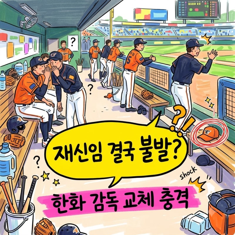 결국 작별인사 남겼다.. 한화 이민우 카드에도 김경문 감독 재신임 없었던 결정적 까닭