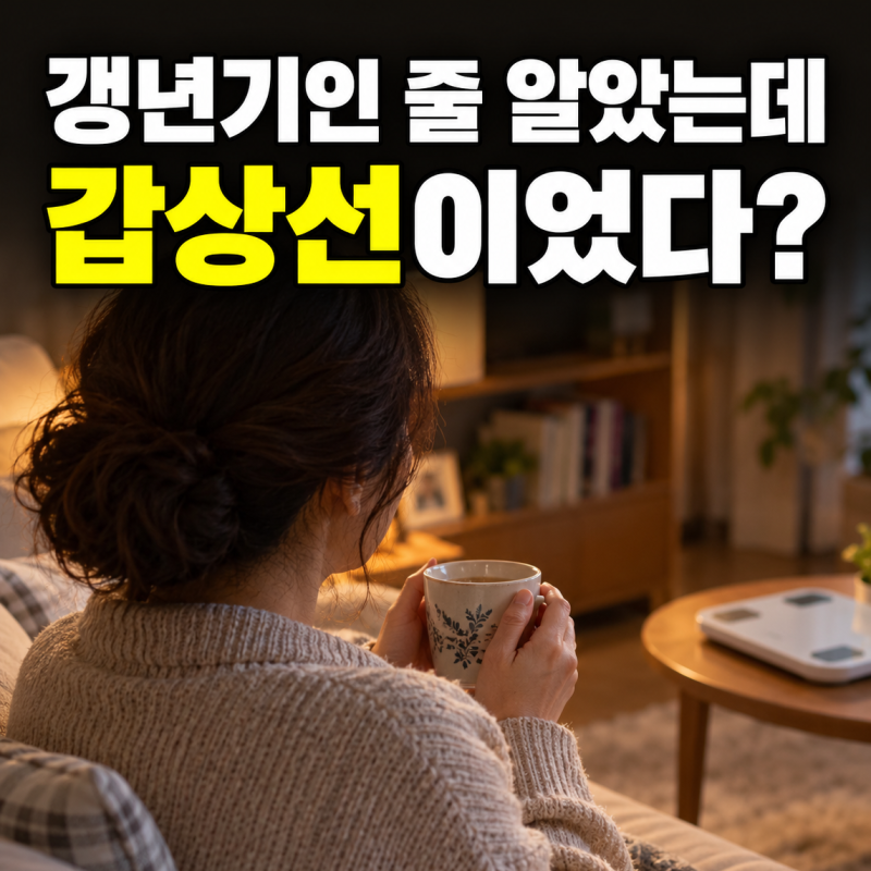 “갱년기인 줄 알았는데…” 피곤하고 살찌는 갑상선기능저하증 증상