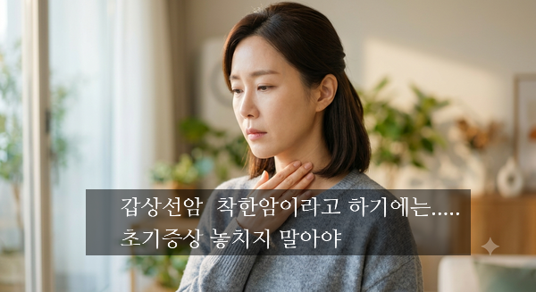 착한 암이라고 말하지마오! 갑상선암 초기증상 놓치면 안 되는 이유