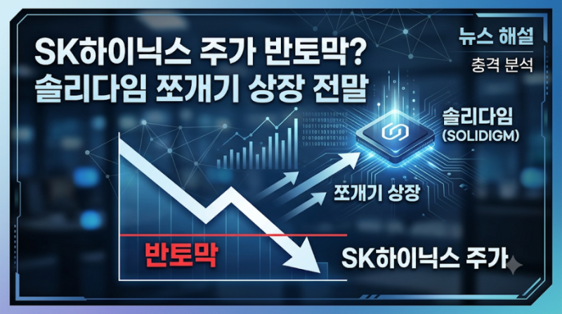 SK하이닉스, 솔리다임 쪼개기 상장 논란에 주가 '휘청'? 내용 총정리