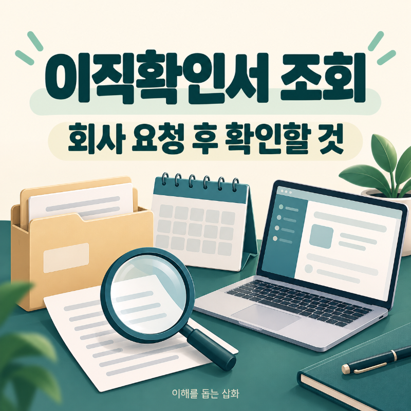 이직확인서 조회 안될 때, 회사 요청 후 처리기간 10일과 확인 방법