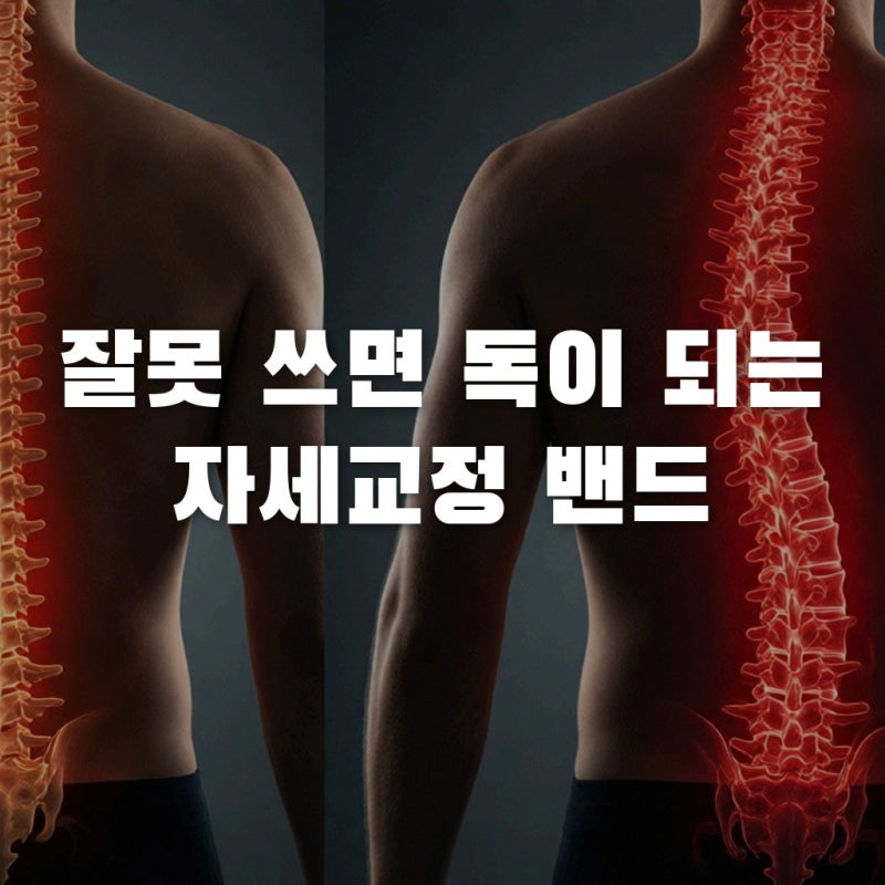 척추측만증 교정기 vs 자세교정 밴드, 잘못 쓰면 척추 더 휜다?