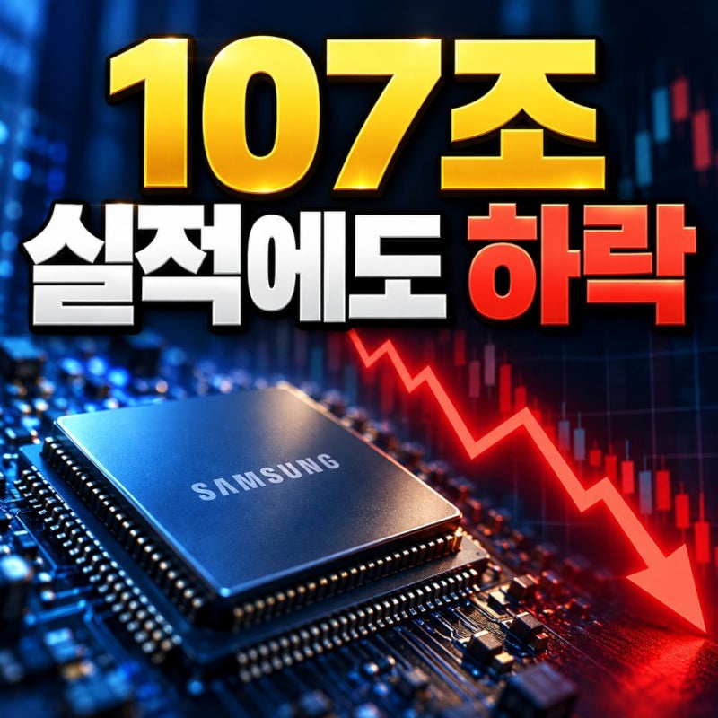 삼성전자 주가 26만2000원, 107조 실적에도 하락한 이유와 전망