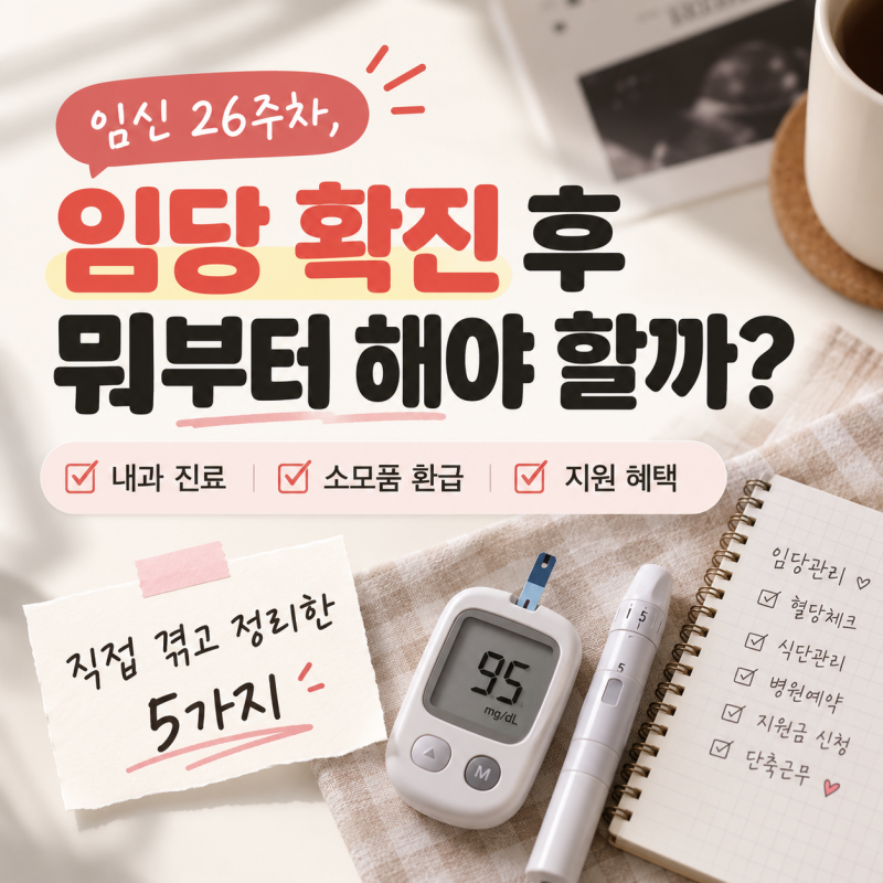 임당 확진 후 해야 할 일 총정리｜미리 알았으면 좋았을 꿀팁