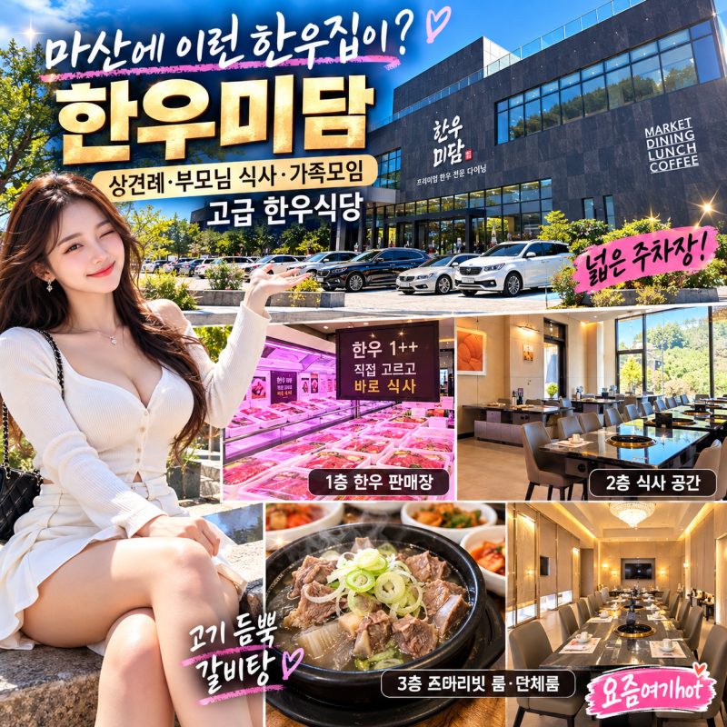 [창원 맛집] 상견례·가족외식 손님접대하기 좋은 고급 한우식당 한우미담