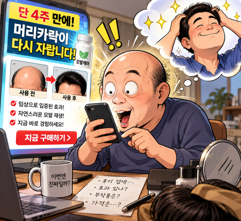 여담(餘談) : 탈모 치료제만 만들면 노벨상 아닌가요?