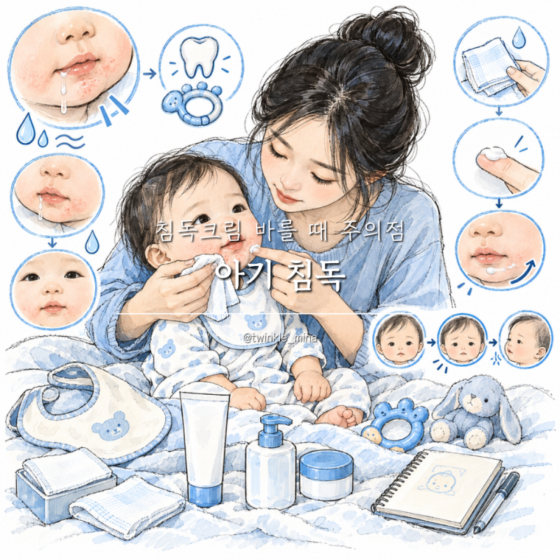 아기 침독 원인 증상 침독크림 바를 때 주의점 정리
