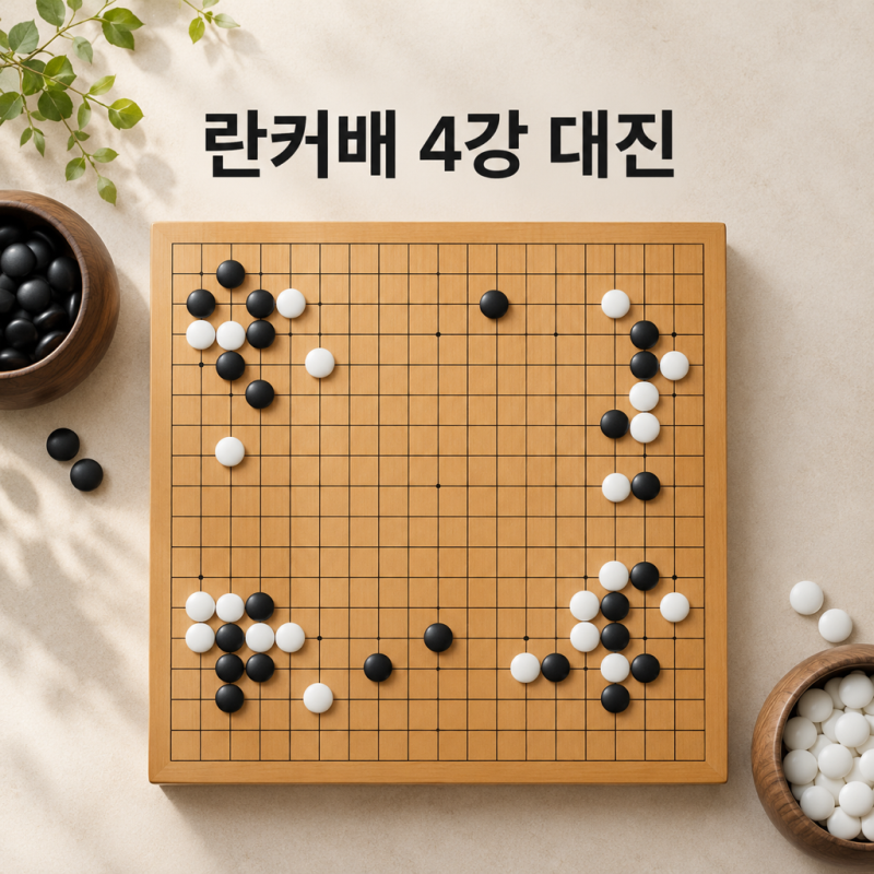 4강 전원 한국.. 란커배 대진과 결승 일정 정리