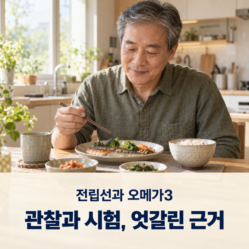 "혈중 오메가3 높은 쪽 전립선암 43% 높았다" 전립선 영양제, 엇갈린 근거