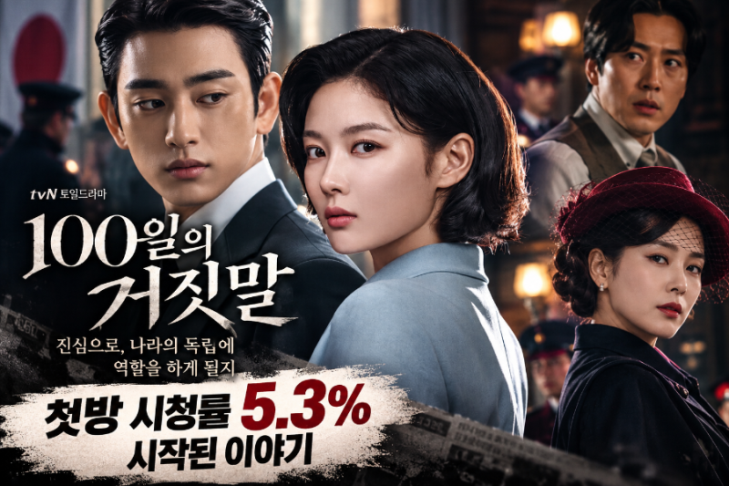 100일의 거짓말 첫방 5.3%…시작된 이야기