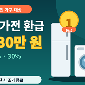 에너지효율 1등급 가전  사면 환급 신청? 누가, 어디서 받는지 정리