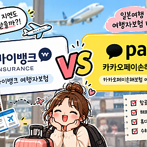 일본여행 여행자보험 비교｜마이뱅크 취소하고 카카오페이손해보험으로 갈아탄 이유