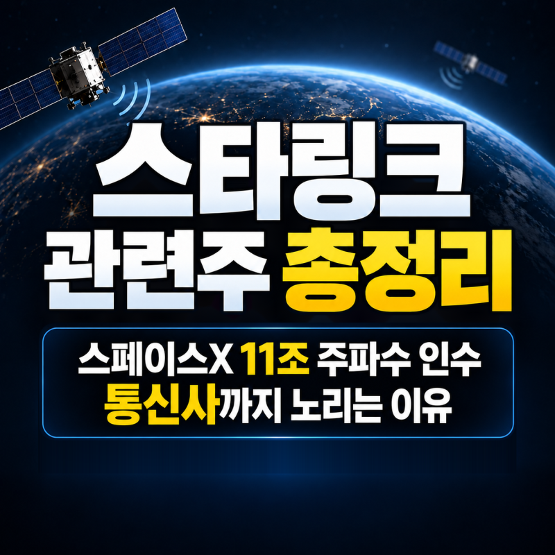 스타링크 관련주 총정리, 스페이스X 11조 주파수 인수…통신사까지 노리는 이유