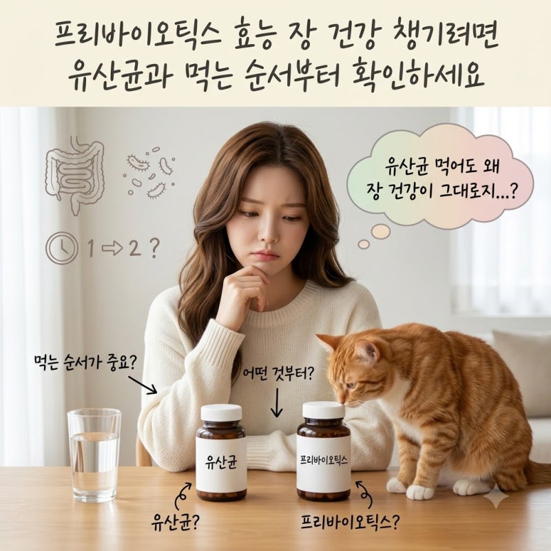 프리바이오틱스 효능 장 건강 챙기려면 유산균과 먹는 순서부터 확인하세요