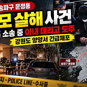 송파 장모 살해 사건 총정리｜이혼 소송 중 아내 데리고 도주, 강원 양양서 긴급체포