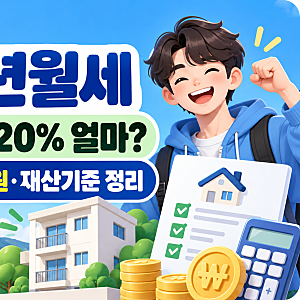 2026 구미 청년 월세 기준 중위소득 120% 얼마? 1인 가구 세전 307만 원·재산 기준 정리