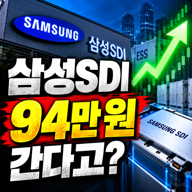 삼성SDI 주가 전망, 94만 원까지 간다고?