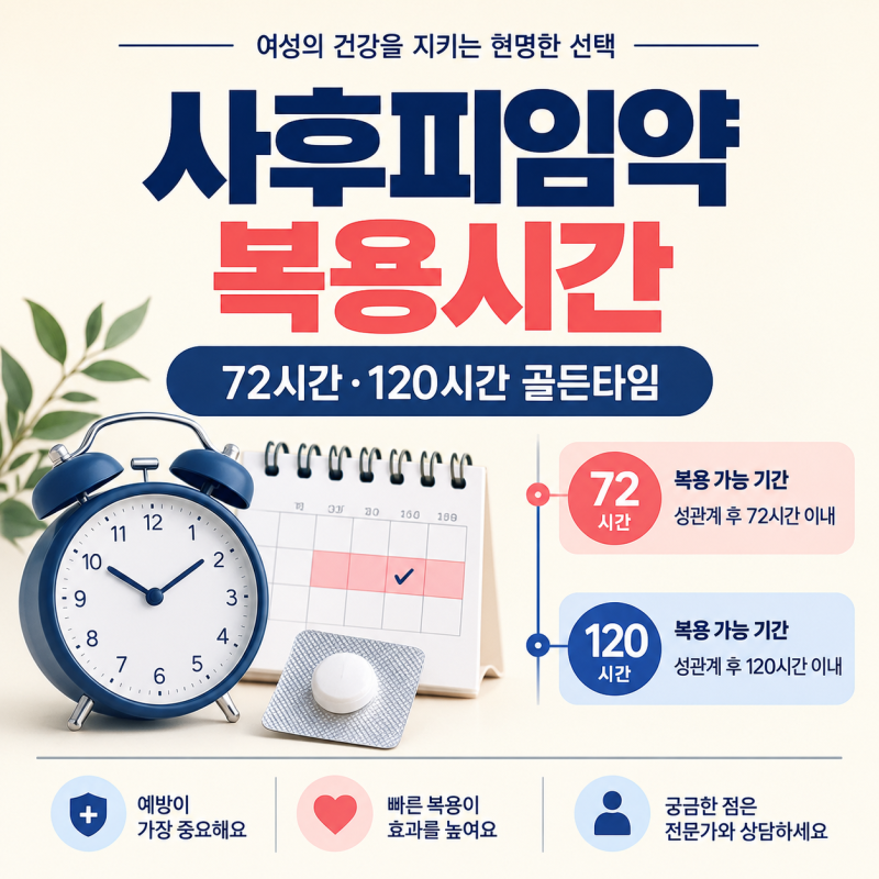 사후피임약 복용시간 언제까지? 72시간·120시간 골든타임부터 처방 비용, 부정출혈 구분법까....