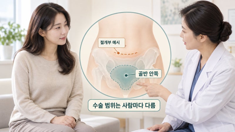 난소암 수술 후 통증, 수술 범위별 증상과 병원 연락 기준