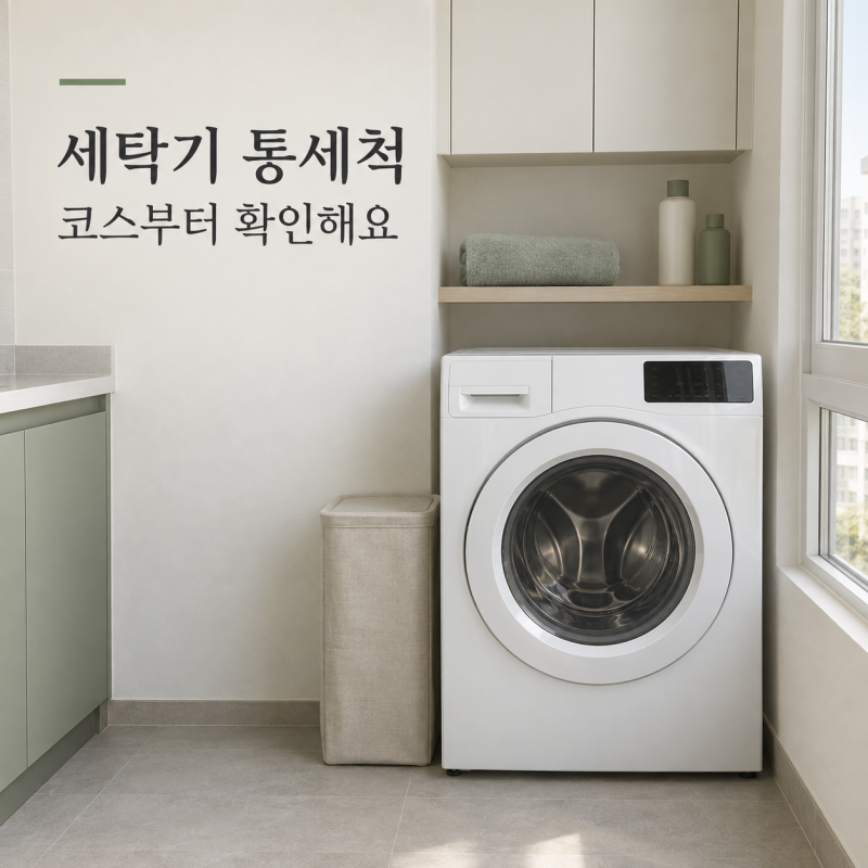 세탁기 통세척 방법, 드럼·통돌이 세척제 넣는 곳부터 확인해요