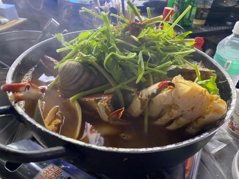 [인천/남동] 백령도횟집, 가을에 가기 좋은 인천 야장 추천 해물탕 회덮밥 맛집 추천 (feat. 소....