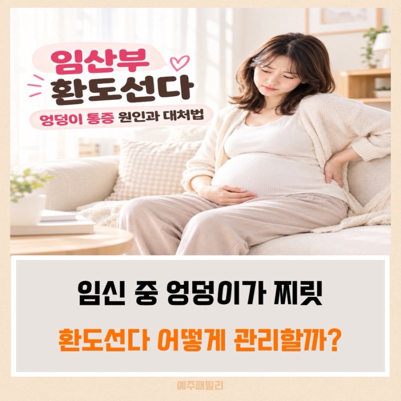 임산부 환도선다란? 임신 중 엉덩이 통증 원인과 대처법