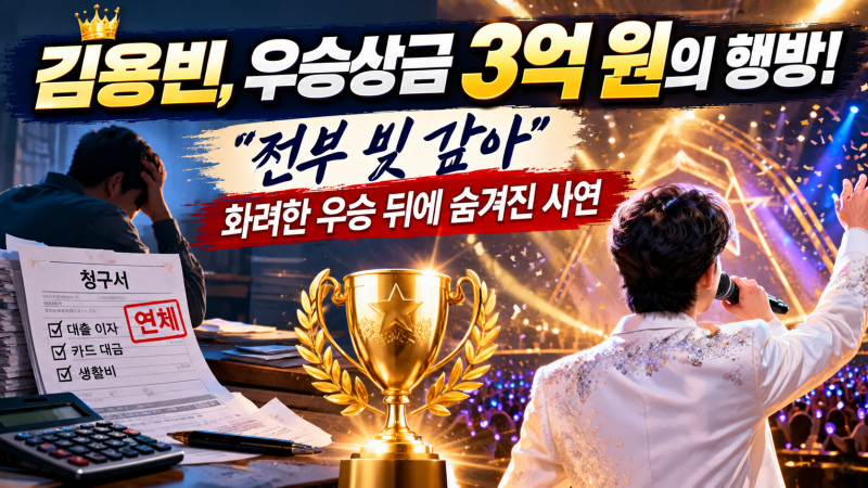김용빈 미스터트롯3 우승상금 3억 원 어디에 썼나? “전부 빚 갚아” 고백한 사연