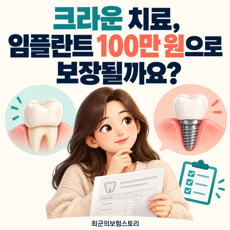 치과치료 종류, 크라운 치료비를 임플란트 금액으로 계산하면 안 되는 이유