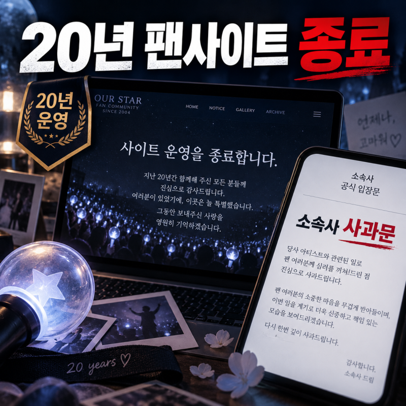 탑 소속사 입장 보니…20년 팬사이트가 등을 돌린 이유를 알겠네요