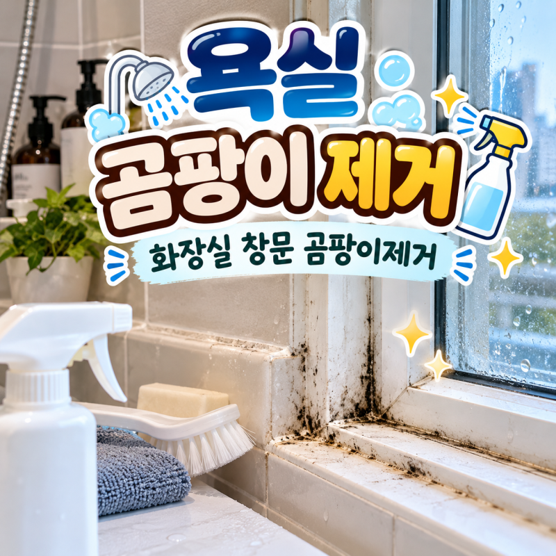 “겨울 오기 전에 ‘이것’부터 닦으세요!” 욕실 곰팡이 제거방법, 화장실 창문 결로 방지....