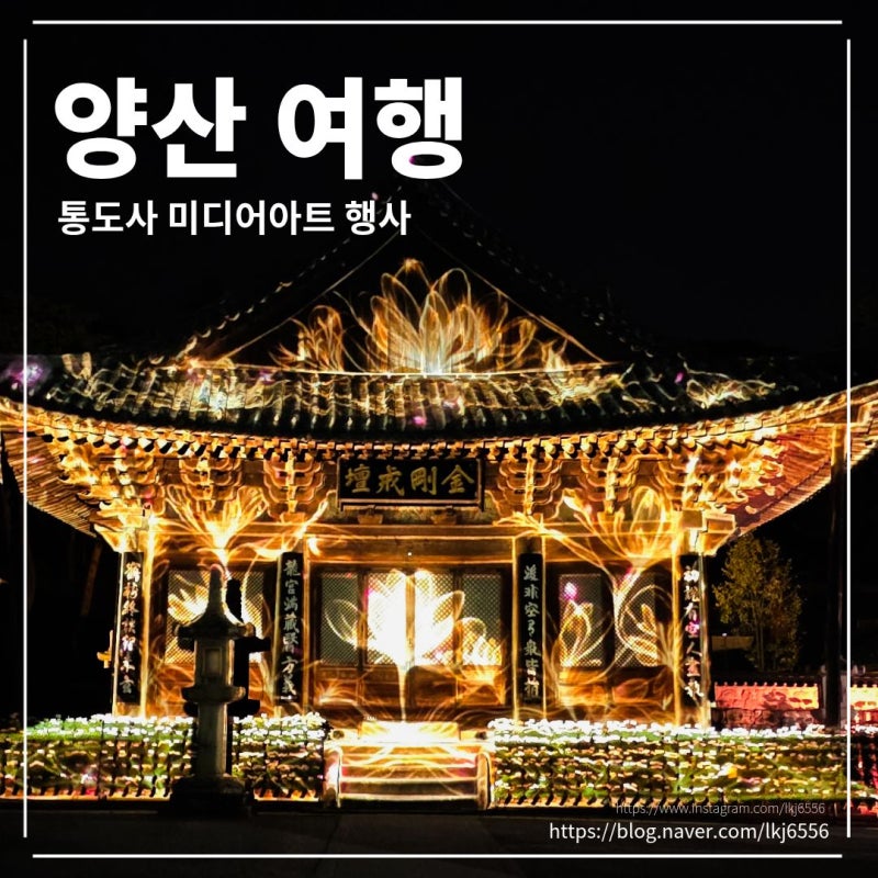 양산 통도사 미디어아트 2026 후기 및 관람 동선·주차 꿀팁