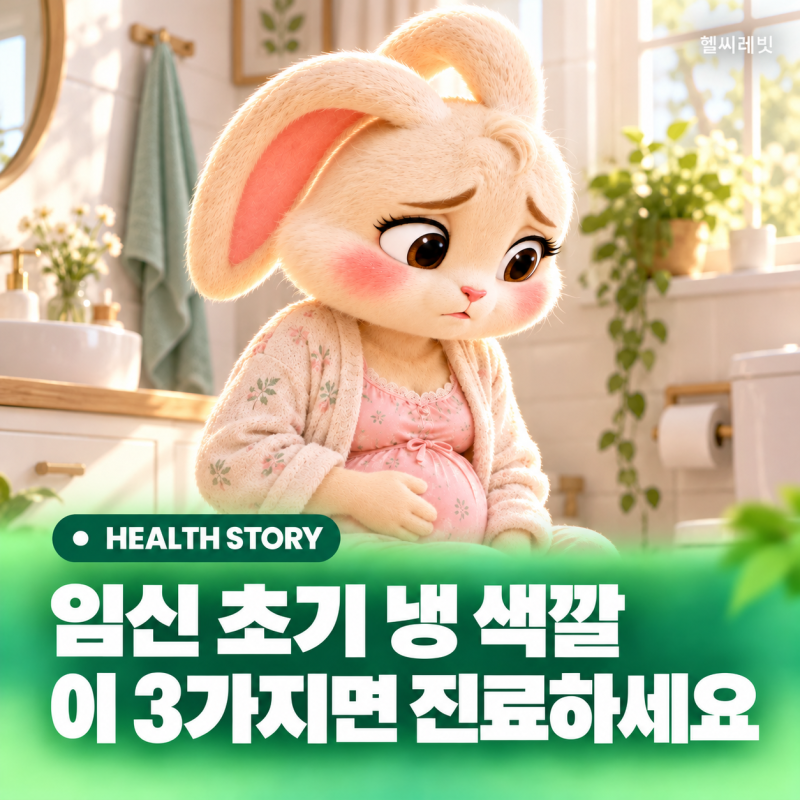 임신 초기 냉 색깔 달라졌다면병원 가야 할지 고민될 때 확인하는 "3가지 신호"