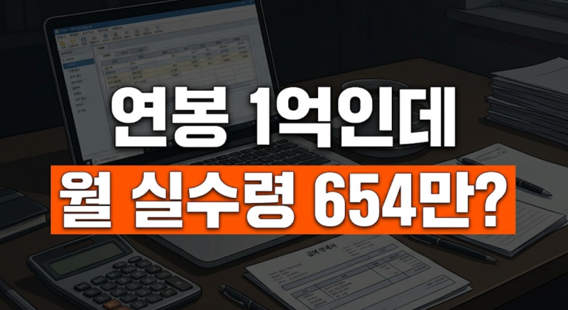 "연봉 1억인데 통장엔 654만 원?" 1억에서 180만원이 빠져나가는 '이 것'