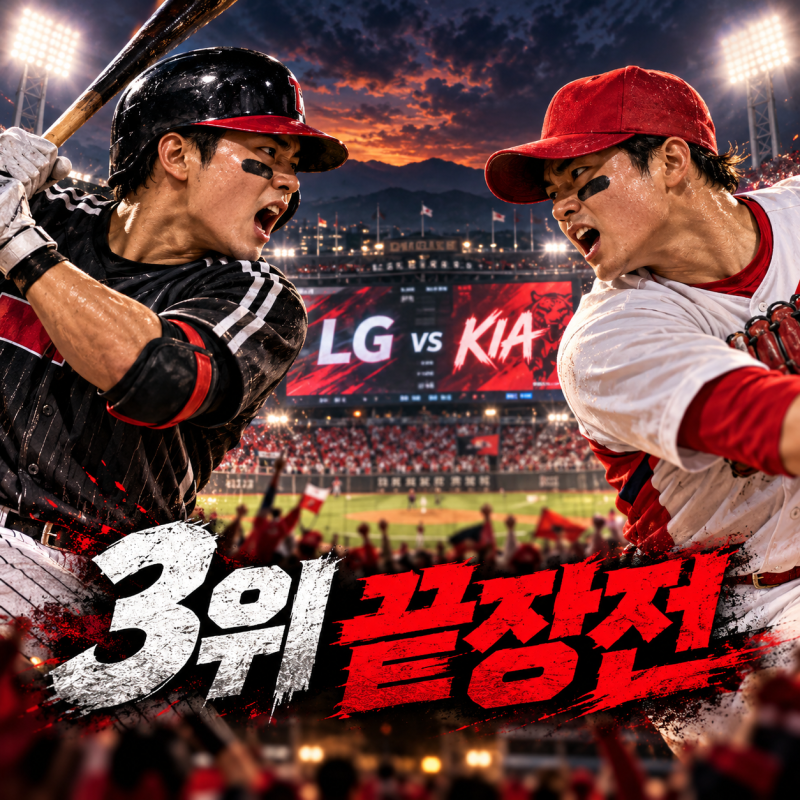 결국 LG와 KIA, 3위 놓고 끝장전…마지막 날에 다 걸렸습니다 (홈런왕 경쟁, 최다안타 신기록)