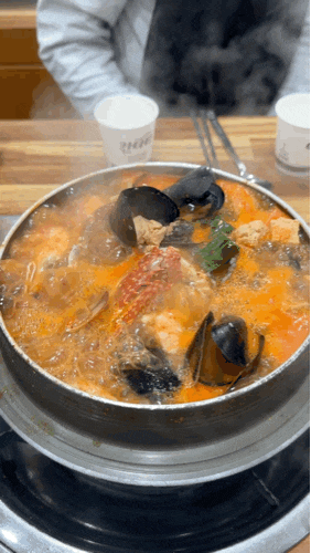 보령 대천해수욕장 현지인 맛집 서해바다, 해물뚝배기와 해물칼국수 먹고 온 후기