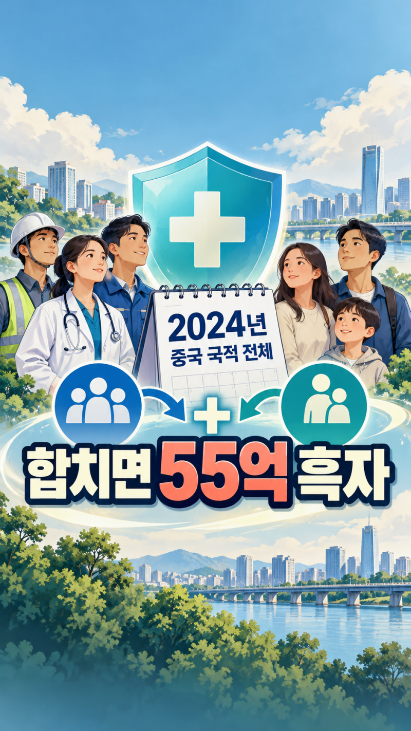중국인 건보 적자 1,332억 원? ‘2024년 지역가입자’ 통계를 확인해봤습니다