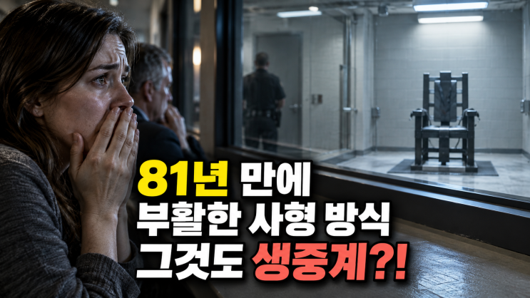 2차 대전 후 81년 만에... 결국 美 총살형, 12월 3일 생중계된다는데