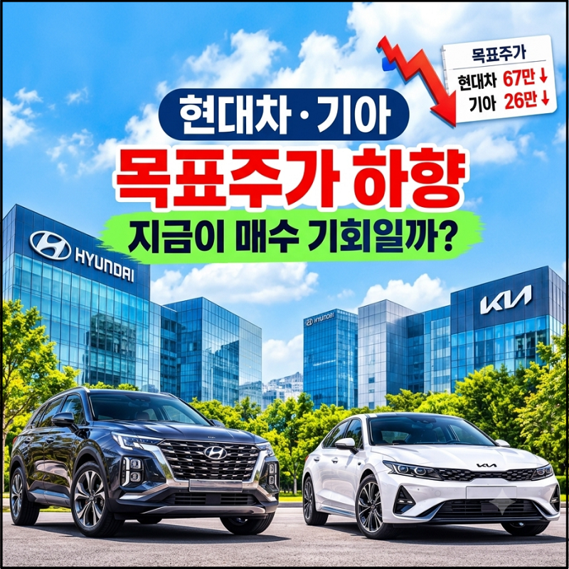 현대차·기아 목표주가 하향ㅣ차를 더 팔아도 웃지 못하는 이유는!?