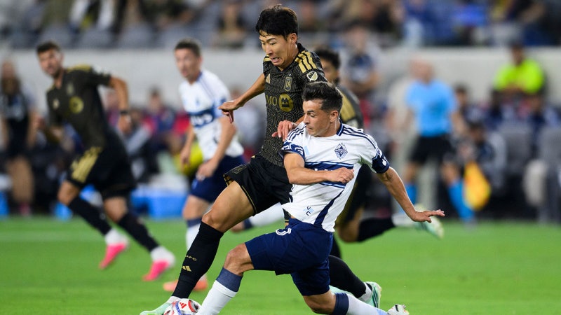 손흥민, 상대 퇴장까지 이끌었지만… LAFC는 10명 뛴 밴쿠버와 1-1 무승부